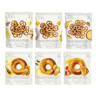 满3袋包邮韩国进口oliveyoung贝果干贝果脆片碱水结饼干低脂零食