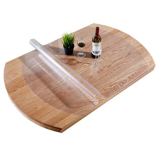 定制进口椭圆形长方形PVC软胶板透明玻璃水晶桌布塑料餐桌茶几垫