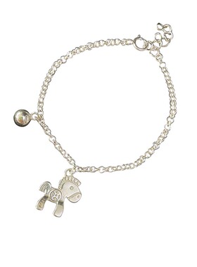 儿童礼物纯银原创设计风手链定制