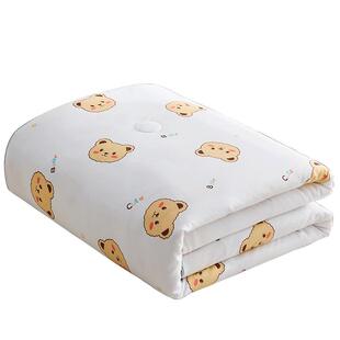 梦芝燃A类大豆纤维夏凉春秋空调被夏季儿童单人薄款被子芯可机洗