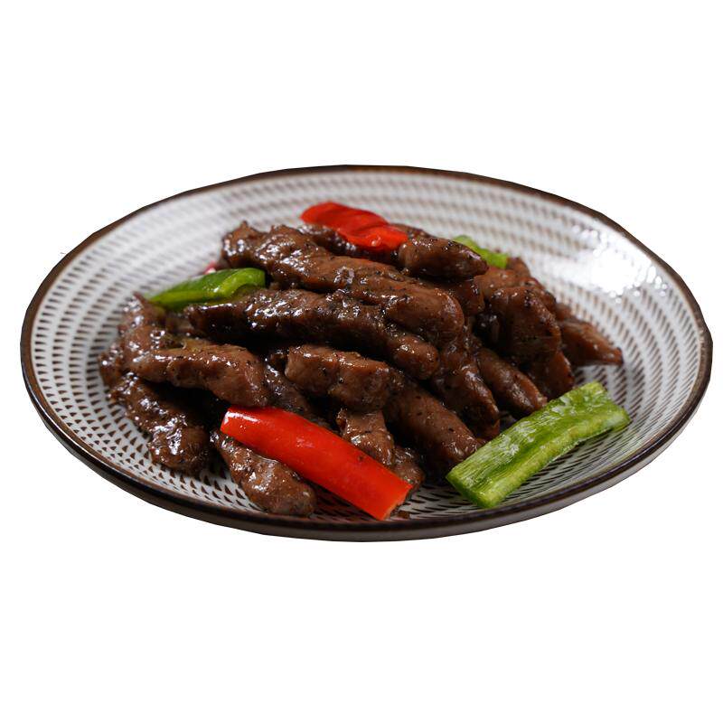 【门店同款】味知香黑椒牛柳250g快手菜冷冻预制菜半成品草饲调味