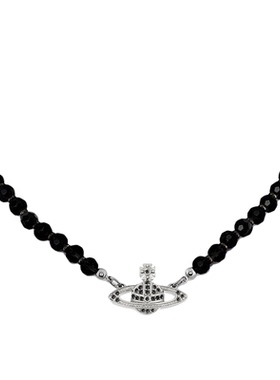 土星叠戴黑玛瑙项链高级感颈链