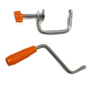 家用手动手柄压面机配件面条机手摇把通用型夹子切面机摇把固定夹