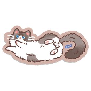 布偶橘猫咪鼠标垫女生可爱卡通 电脑书桌垫子ins风创意键盘垫超大