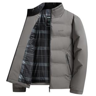 罗蒙中年男士棉衣2025冬季新款爆款加厚保暖羽绒棉服爸爸冬装外套