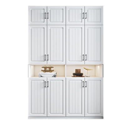 阳台收纳置物柜防晒杂物实木高