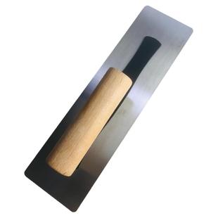 超弹圆角不锈钢收光刀平头加长硅藻泥批刀艺术漆抹子抛光刀抹泥刀