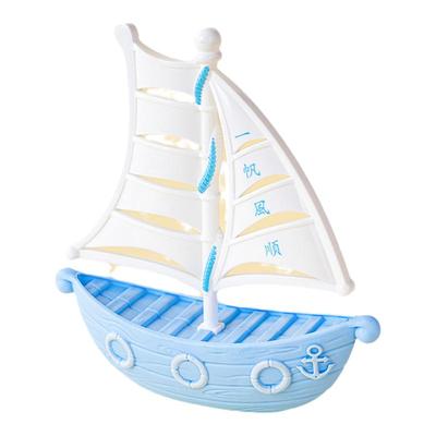 帆船蛋糕装饰摆件一帆风顺配件
