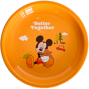 迪士尼盘子可爱家用菜盘高级感牛排意面碟子餐盘儿童早餐盘圆盘