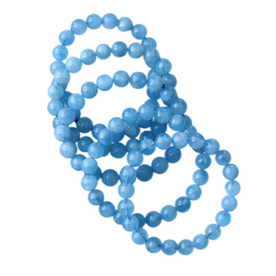 巴西单圈时尚风饰品海蓝宝手链