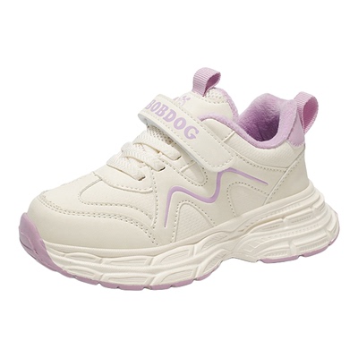 巴布豆童鞋加绒保暖女童二棉鞋