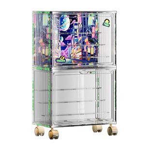 星优透明手办展示柜盲盒收纳展示架乐高玩具模型积木收纳盒陈列柜