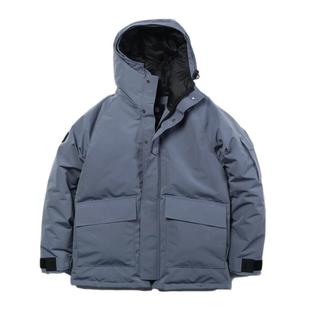 AzureMountain/蔚蓝山脉Bailways派克大衣羽绒服男鸭绒保暖外套