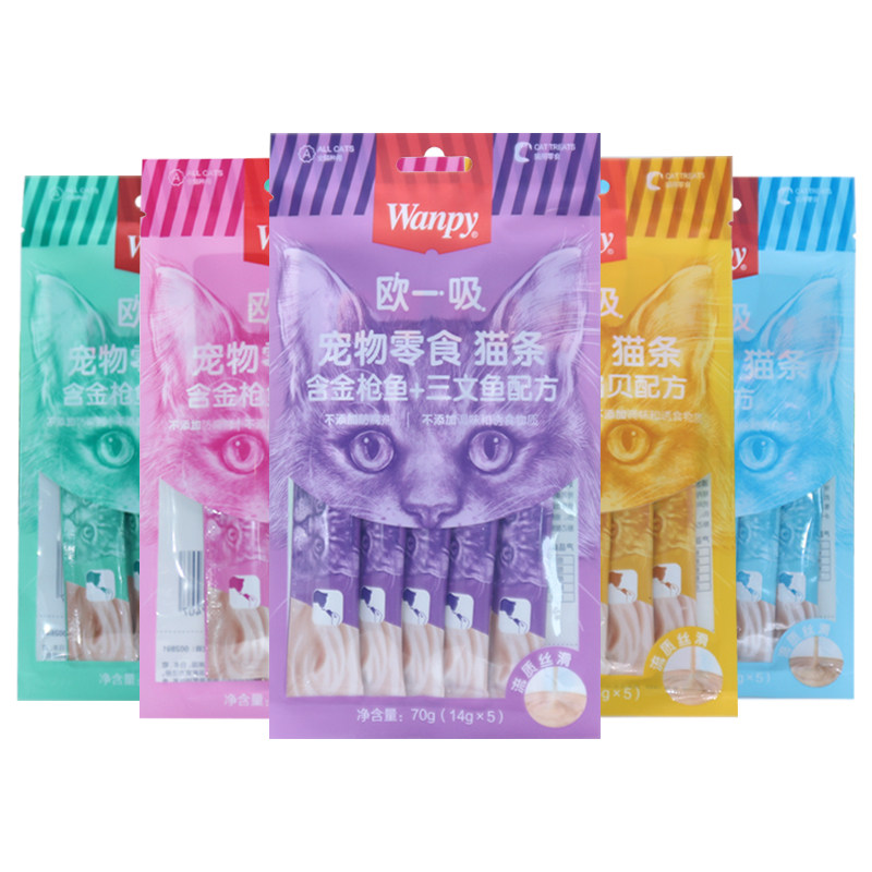 欧一吸猫条Wanpy/顽皮整箱