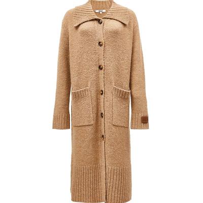 ONLY螺纹长款开衫针织衫