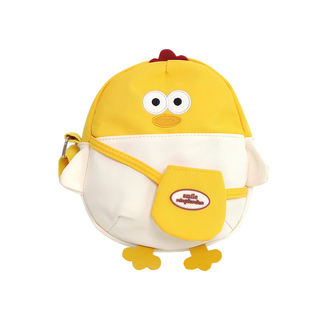 可爱小清新卡通小鸡斜挎包轻便布包ins少女百搭学生单肩包手机包