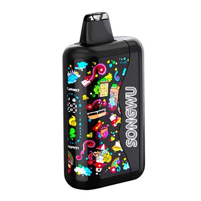 BUBBLE炫彩三代王嘉尔同款雾化器电子口喷雾吐烟气吸入果味棒MON