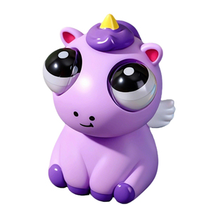 瞪眼小马解压捏捏乐爆眼玩具新款儿童网红发泄减压神器搞怪吐刀乐