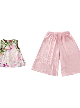 女童国风套装夏季2026新款儿童汉服女宝宝夏装独特漂亮新中式衣服