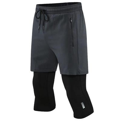 绚丝颖男夜跑长裤打底训练裤七分