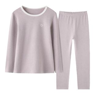 栀柔儿童加绒加厚保暖衣套装男童女童秋衣秋裤a类舒绒棉吸湿发热