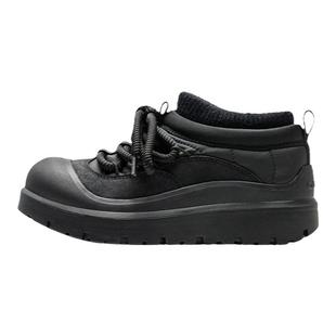 多嘴驴Donkey防滑雪地靴女冬季加绒加厚保暖增高防水黑色厚底棉鞋