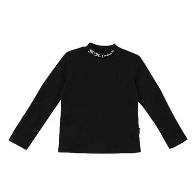 jojo童装女童秋冬半高领长袖T恤