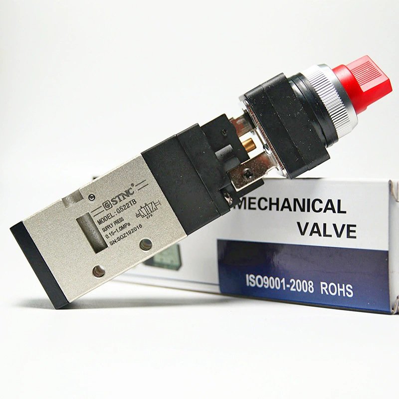 STNC气动阀MV322五通机械阀MV522R/G522EB气动换向开关阀MSV86522