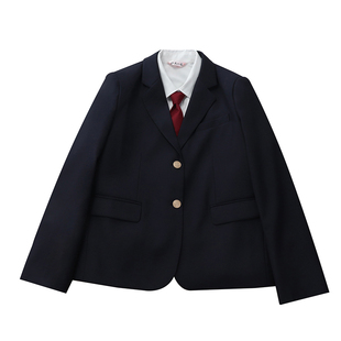樱花家族jk制服绀色西服西裤校供感DK西装外套套装学院风学生男女