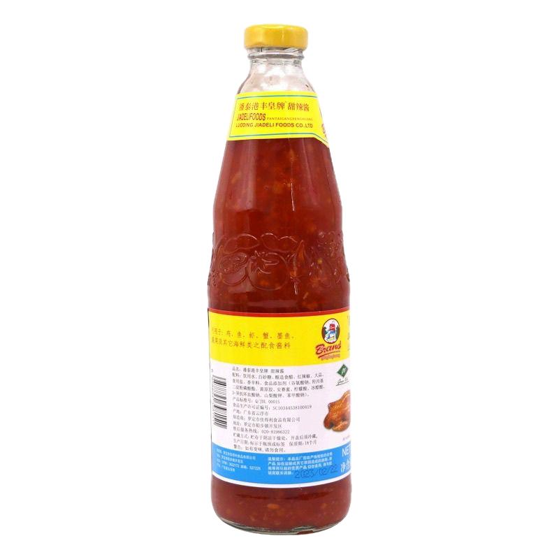 潘泰港丰皇牌甜辣酱炸鸡手抓饼披萨鸡酱730g克泰国风味酸甜酱商用