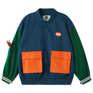 【设计师系列】MQD童装男童棒球服外套春秋款宝宝春装儿童夹克