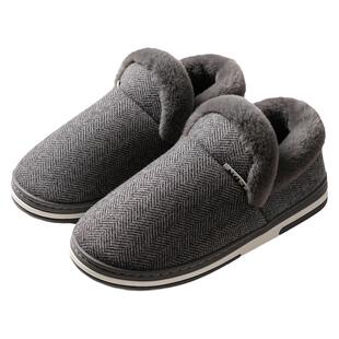 情侣棉鞋女款冬季包跟外穿2026新款加绒毛毛保暖家居大码棉拖鞋男