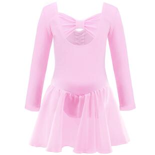 芭蕾舞裙儿童体操服秋冬毛衣套装跳舞裙练功服女童长袖舞蹈服幼儿