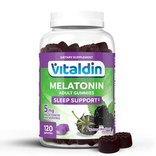Vitaldin褪黑素软糖进口成人学生倒时差自然睡眠温和安睡安瓶助眠