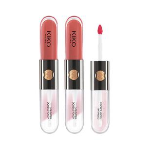 kiko双头唇釉159唇蜜103口红镜面水光透明玻璃裸色唇彩官方正品