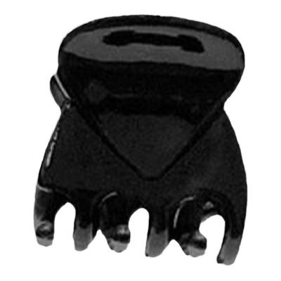 网红黑色小抓夹女高马尾固定发卡