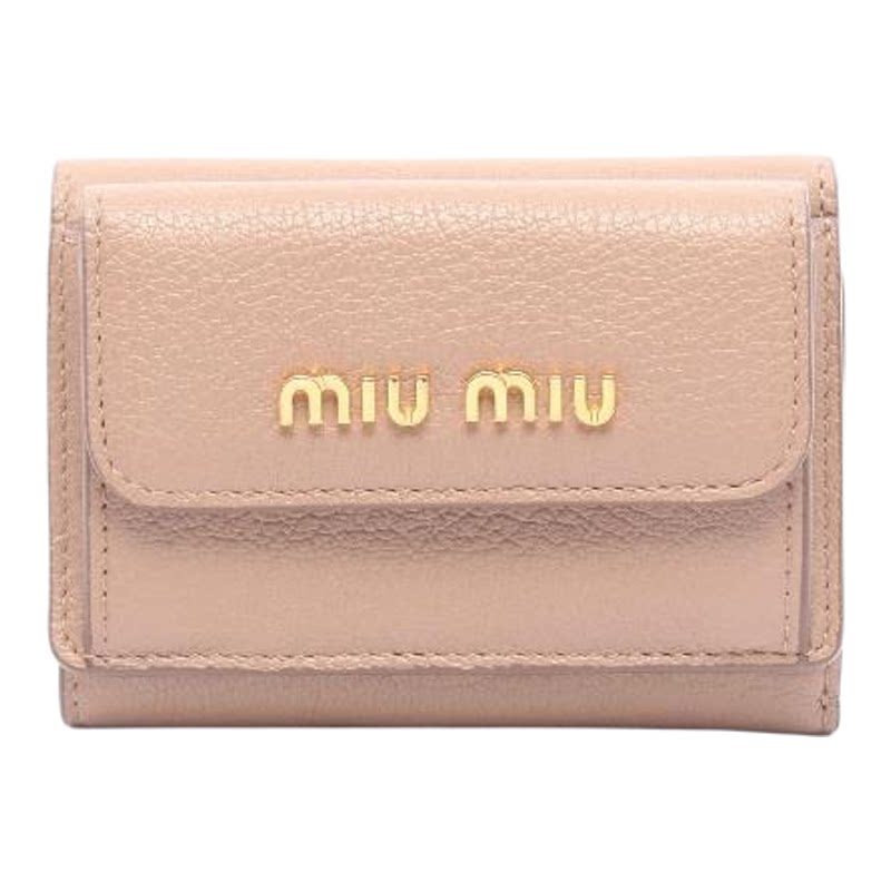 中古MiuMiu缪缪短钱包