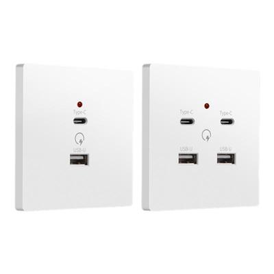 220V转5伏工地USB插座面板