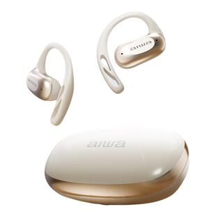 aiwa爱华AW35高级皮纹挂耳式气骨传导不入耳无线运动蓝牙耳机新款