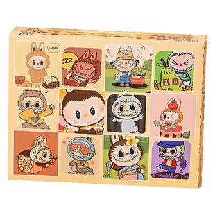 迷你labubu拉布布盲盒洞洞乐毛绒公仔挂件小玩偶抽抽乐玩具卡布布