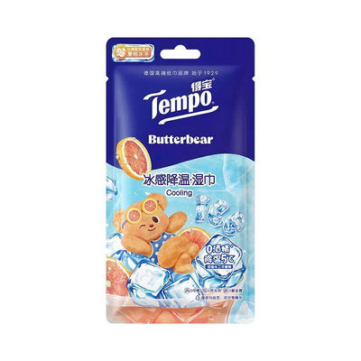 Tempo得宝黄油小熊联名冰感湿巾