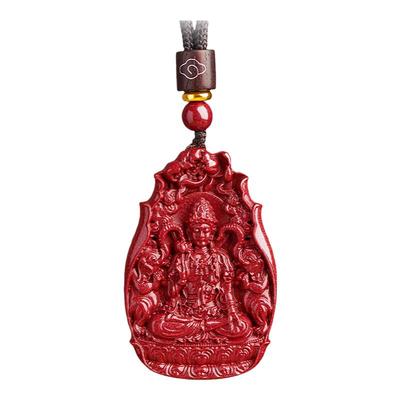 【100%官方正品】朱砂本命佛吊坠