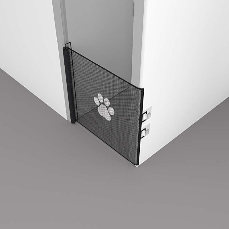 免打孔宠物围栏防猫门栏自动伸缩门狗狗隔离网楼梯隔断挡板防护网