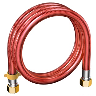 304不锈钢波纹管燃气电热水器冷热进水软管4分通用金属防爆高压管