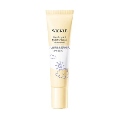 【u先】wickle儿童防晒霜隔离紫外线清爽水润宝宝物理防晒乳10g