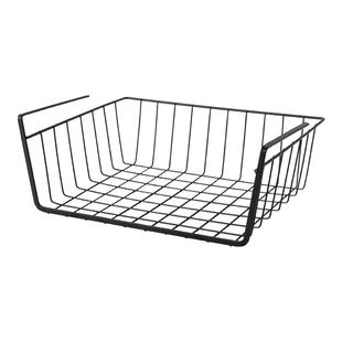 桌下收纳架置物架宿舍挂篮好物书桌下挂衣柜分层隔板桌面挂架神器