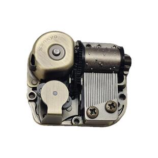 18音SANKYO机芯八音盒青古铜DIY音乐盒带配件创意生日礼物精品