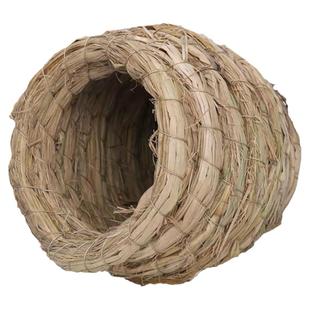 草编鸟窝玄凤牡丹虎皮鹦鹉文鸟珍珠草窝繁殖箱保暖挂窝用品小鸟巢