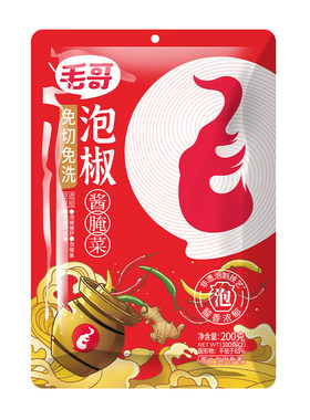 毛哥免切免洗泡椒调料包泡椒肉丝