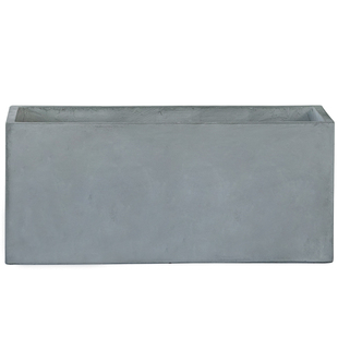 长方条形水泥花盆北欧创意落地花箱阳台马槽家庭镁泥绿植户外马槽
